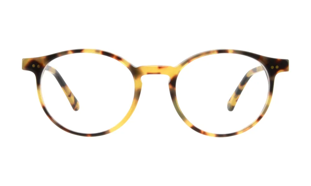 Lunettes Panto en acétate, Écaille miel, La Belle Lunette Française